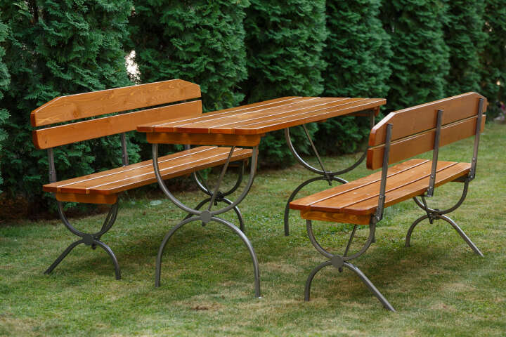 Festzeltgarnitur Linz mit Lehne